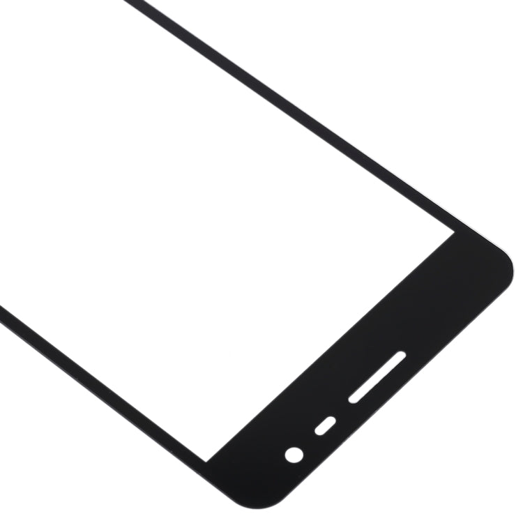 For Samsung Galaxy J3 Pro / J3110 10pcs Front Screen Outer Glass Lens (Black) - Outer Glass Lens by PMC Jewellery | Online Shopping South Africa | PMC Jewellery