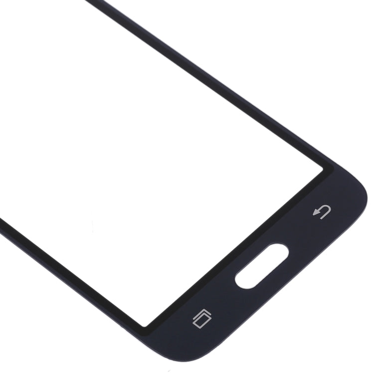 For Samsung Galaxy J1 (2016) / J120 10pcs Front Screen Outer Glass Lens (Black) - Outer Glass Lens by PMC Jewellery | Online Shopping South Africa | PMC Jewellery