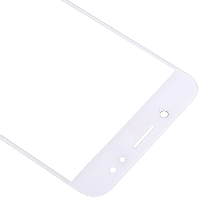 For Samsung Galaxy C8 / C7100, C7(2017) / J7+, C710F/DS 10pcs Front Screen Outer Glass Lens (White) - Outer Glass Lens by PMC Jewellery | Online Shopping South Africa | PMC Jewellery