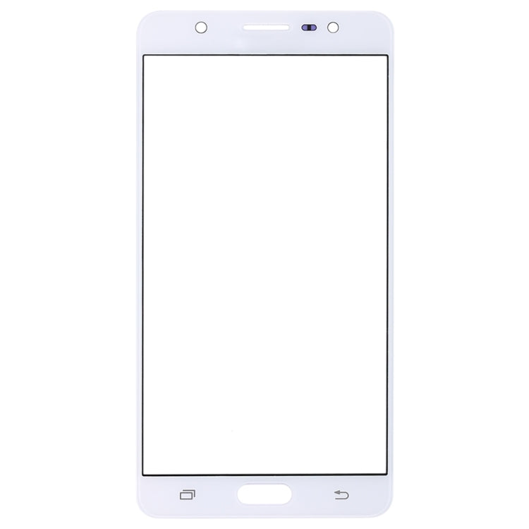 For Samsung Galaxy J7 Max 10pcs Front Screen Outer Glass Lens (White) - Outer Glass Lens by PMC Jewellery | Online Shopping South Africa | PMC Jewellery