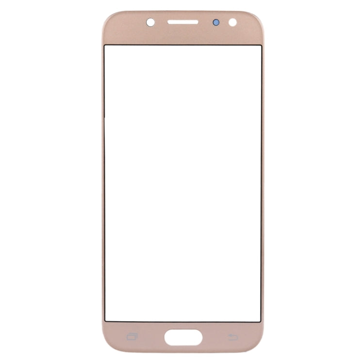 For Samsung Galaxy J5 (2017) / J530 10pcs Front Screen Outer Glass Lens (Gold) - Outer Glass Lens by PMC Jewellery | Online Shopping South Africa | PMC Jewellery