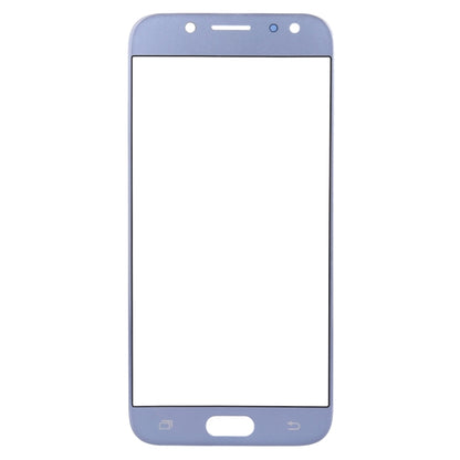 For Samsung Galaxy J3 (2017) / J330 10pcs Front Screen Outer Glass Lens (Blue) - Outer Glass Lens by PMC Jewellery | Online Shopping South Africa | PMC Jewellery