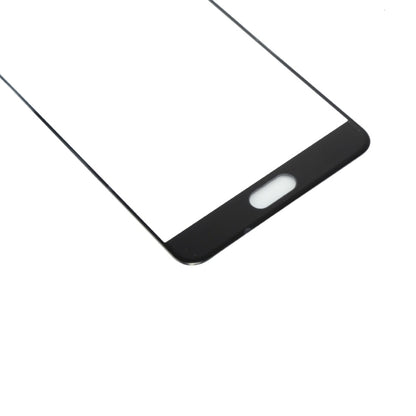 For Samsung Galaxy C7 Pro / C701 10pcs Front Screen Outer Glass Lens (Black) - Outer Glass Lens by PMC Jewellery | Online Shopping South Africa | PMC Jewellery