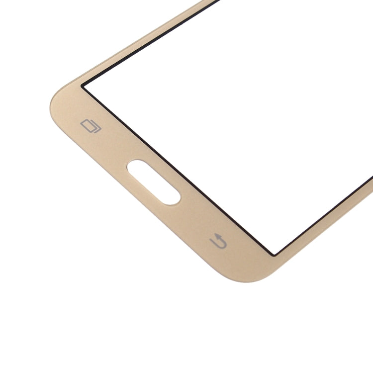 For Samsung Galaxy J7 / J700 10pcs Front Screen Outer Glass Lens (Gold) - Outer Glass Lens by PMC Jewellery | Online Shopping South Africa | PMC Jewellery