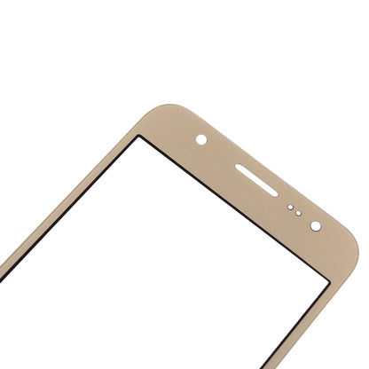 For Samsung Galaxy J5 / J500 10pcs Front Screen Outer Glass Lens (Gold) - Outer Glass Lens by PMC Jewellery | Online Shopping South Africa | PMC Jewellery