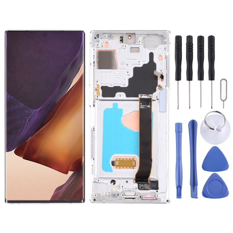 Original Super AMOLED LCD Screen for Samsung Galaxy Note20 Ultra SM-N986 5G Version Digitizer Full Assembly With Frame (Silver) - LCD Screen by PMC Jewellery | Online Shopping South Africa | PMC Jewellery