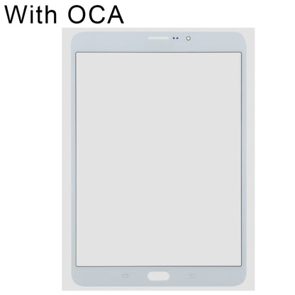 For Samsung Galaxy Tab S2 8.0 LTE / T719 Front Screen Outer Glass Lens with OCA Optically Clear Adhesive (White) - Outer Glass Lens by PMC Jewellery | Online Shopping South Africa | PMC Jewellery