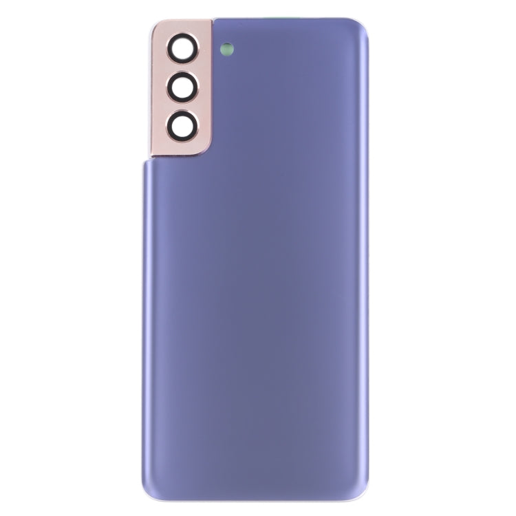 For Samsung Galaxy S21+ 5G Battery Back Cover with Camera Lens Cover (Purple) - Back Cover by PMC Jewellery | Online Shopping South Africa | PMC Jewellery