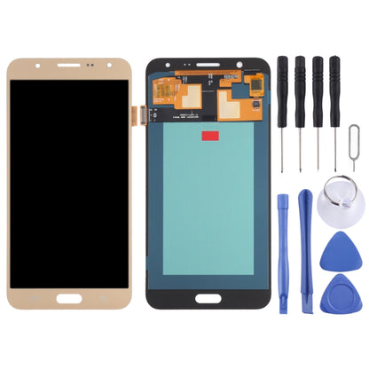 OLED LCD Screen for Samsung Galaxy J7 SM-J700 With Digitizer Full Assembly (Gold) - LCD Screen by PMC Jewellery | Online Shopping South Africa | PMC Jewellery