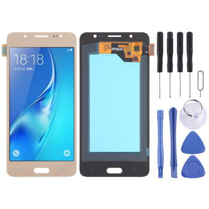 OLED LCD Screen for Samsung Galaxy J5 (2016) SM-J510 With Digitizer Full Assembly (Gold) - LCD Screen by PMC Jewellery | Online Shopping South Africa | PMC Jewellery