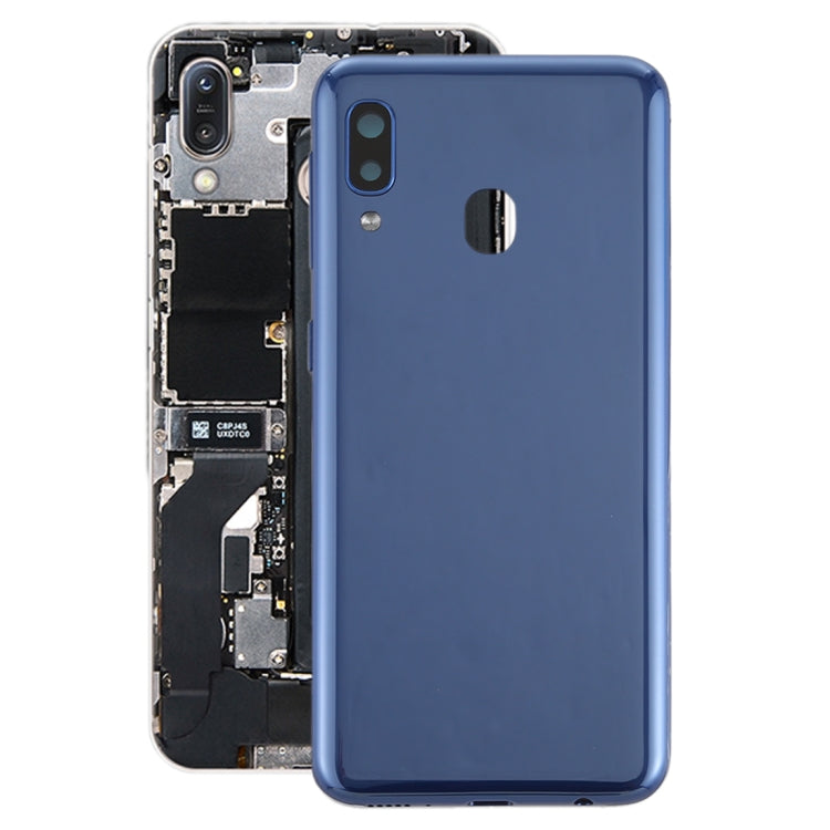 For Galaxy A20e Battery Back Cover with Side Keys (Blue) - Back Cover by PMC Jewellery | Online Shopping South Africa | PMC Jewellery