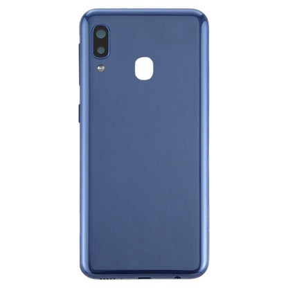 For Galaxy A20e Battery Back Cover with Side Keys (Blue) - Back Cover by PMC Jewellery | Online Shopping South Africa | PMC Jewellery