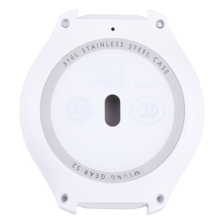 Rear Housing Cover with Glass Lens For Samsung Gear S2 SM-R720 (White) - For Samsung by PMC Jewellery | Online Shopping South Africa | PMC Jewellery