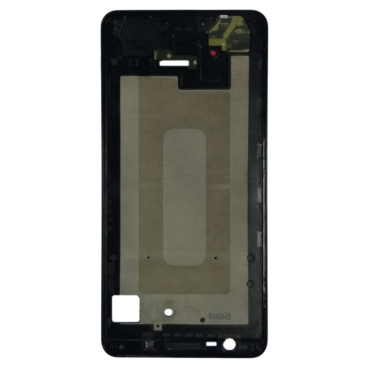 For Galaxy A7 (2018) / A750 Front Housing LCD Frame Bezel Plate (Black) - Frame Bezel Plate by PMC Jewellery | Online Shopping South Africa | PMC Jewellery