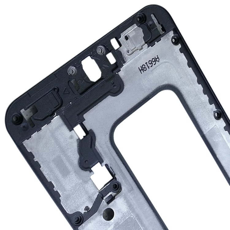 For Galaxy C5 Front Housing LCD Frame Bezel Plate (Black) - Frame Bezel Plate by PMC Jewellery | Online Shopping South Africa | PMC Jewellery