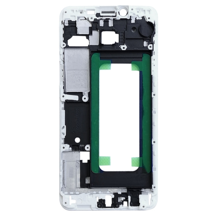 For Galaxy C5 Front Housing LCD Frame Bezel Plate (White) - Frame Bezel Plate by PMC Jewellery | Online Shopping South Africa | PMC Jewellery