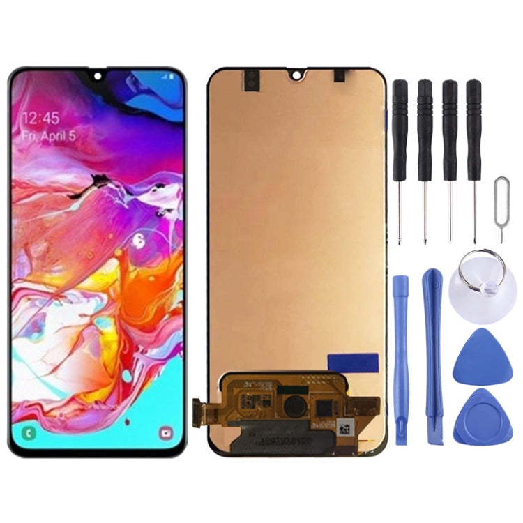 LCD Screen and Digitizer Full Assembly for Galaxy A70, M-A705F/DS, SM-A705FN/DS, SM-A705GM/DS, SM-A705MN/DS, SM-A7050(Black) - LCD Screen by PMC Jewellery | Online Shopping South Africa | PMC Jewellery