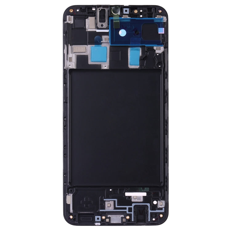 For Galaxy A20 SM-A205F/DS, A205FN, A205GN/DS, A205YN, A205G/DS Front Housing LCD Frame Bezel Plate (Black) - Frame Bezel Plate by PMC Jewellery | Online Shopping South Africa | PMC Jewellery