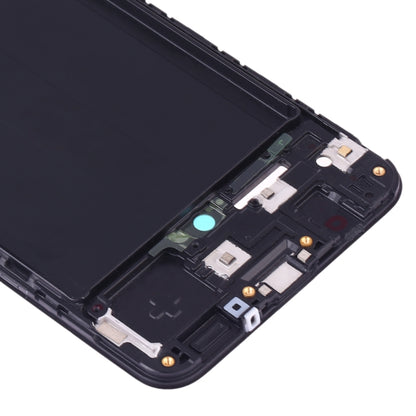 For Galaxy A50 SM-A505F/DS, A505FN/DS, A505GN/DS, A505FM/DS, A505YN  Front Housing LCD Frame Bezel Plate (Black) - Frame Bezel Plate by PMC Jewellery | Online Shopping South Africa | PMC Jewellery