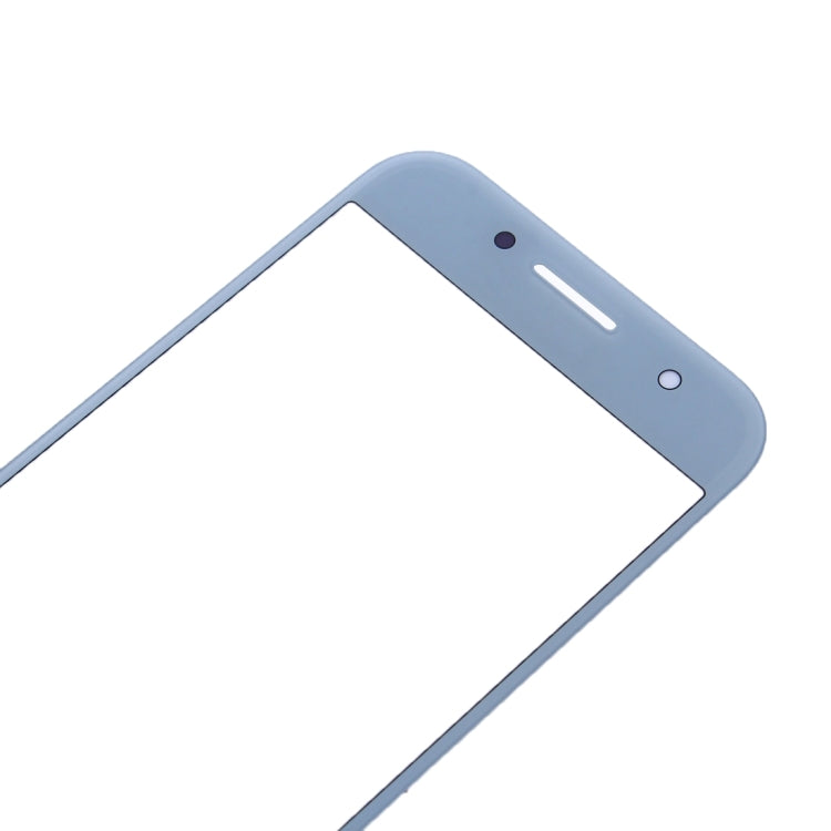 For Galaxy A5 (2017) / A520 Front Screen Outer Glass Lens (Blue) - Outer Glass Lens by PMC Jewellery | Online Shopping South Africa | PMC Jewellery