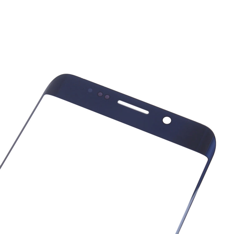 For Galaxy S6 Edge+ / G928  Front Screen Outer Glass Lens (Dark Blue) - Outer Glass Lens by PMC Jewellery | Online Shopping South Africa | PMC Jewellery