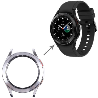 Original LCD Screen Frame Bezel Plate For Samsung Galaxy Watch4 Classic 42mm SM-R880(Silver) - For Samsung by PMC Jewellery | Online Shopping South Africa | PMC Jewellery