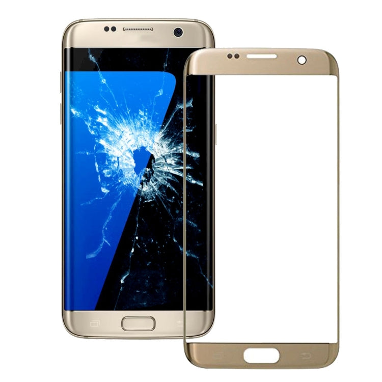 For Galaxy S7 Edge / G935 Original Front Screen Outer Glass Lens (Gold) - Outer Glass Lens by PMC Jewellery | Online Shopping South Africa | PMC Jewellery