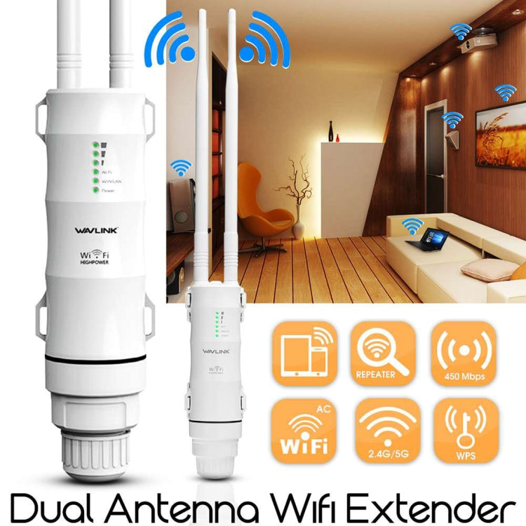 AC600 High Power Dual Band Outdoor Wi-Fi Range Extender - Boosters by PMC Jewellery | Online Shopping South Africa | PMC Jewellery