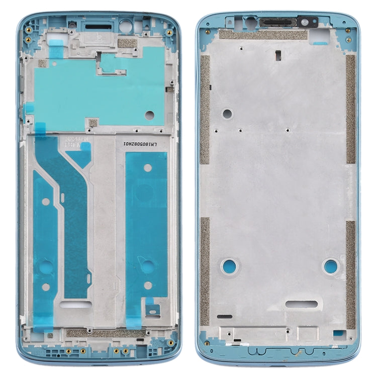 Front Housing LCD Frame Bezel Plate for Motorola Moto E5 Plus (Blue) - Frame Bezel Plate by PMC Jewellery | Online Shopping South Africa | PMC Jewellery