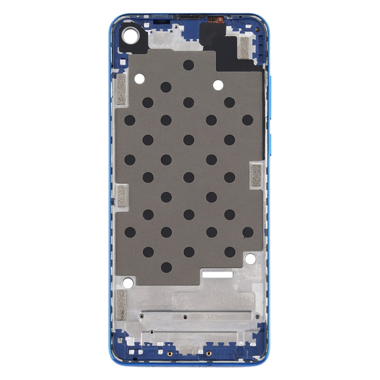 Front Housing LCD Frame Bezel Plate for Motorola Moto One Vision(Blue) - Frame Bezel Plate by PMC Jewellery | Online Shopping South Africa | PMC Jewellery