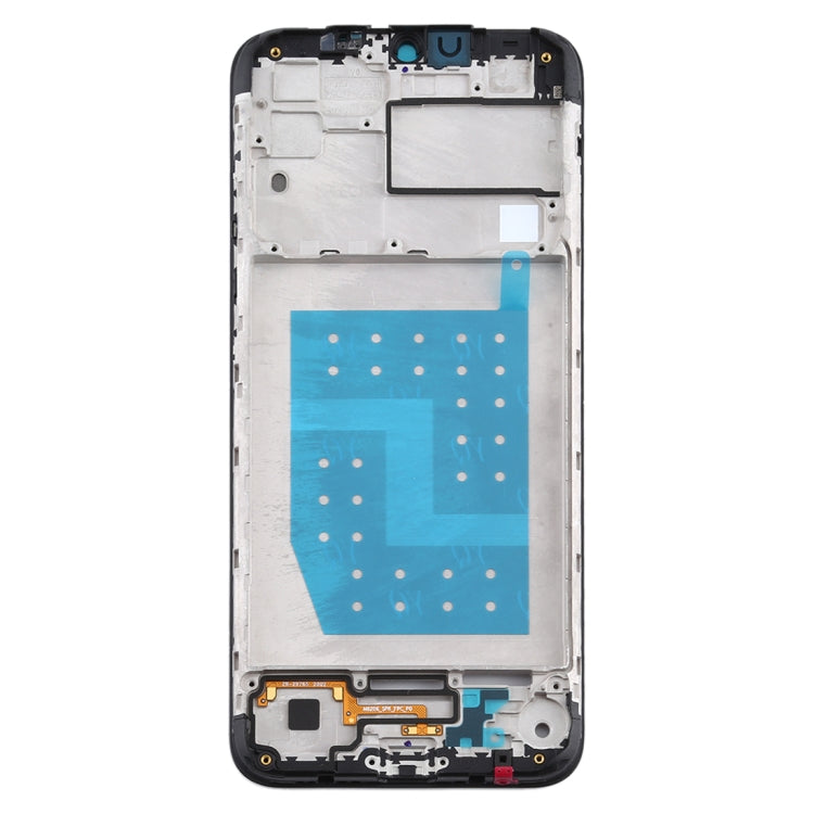 Front Housing LCD Frame Bezel Plate for Motorola Moto G8 Power Lite (Black) - Frame Bezel Plate by PMC Jewellery | Online Shopping South Africa | PMC Jewellery