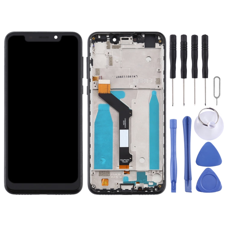 TFT LCD Screen for Motorola Moto One (P30 Play)Digitizer Full Assembly with Frame (Black) - LCD Screen by PMC Jewellery | Online Shopping South Africa | PMC Jewellery