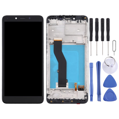 LCD Screen for LG K20 (2019)LM-X120EMW LMX120EMW LM-X120 Digitizer Full Assembly With Frame (Black) - For LG by PMC Jewellery | Online Shopping South Africa | PMC Jewellery