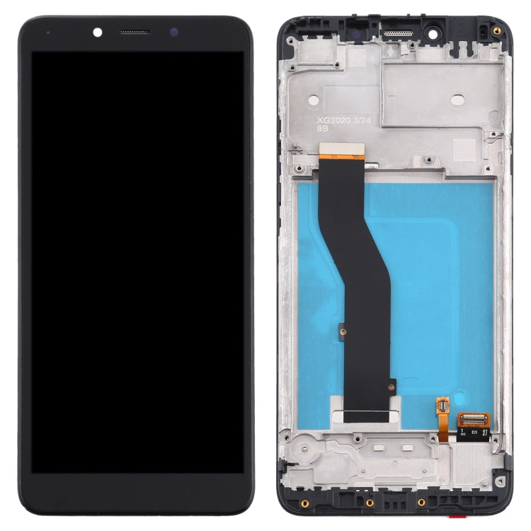 LCD Screen for LG K20 (2019)LM-X120EMW LMX120EMW LM-X120 Digitizer Full Assembly With Frame (Black) - For LG by PMC Jewellery | Online Shopping South Africa | PMC Jewellery