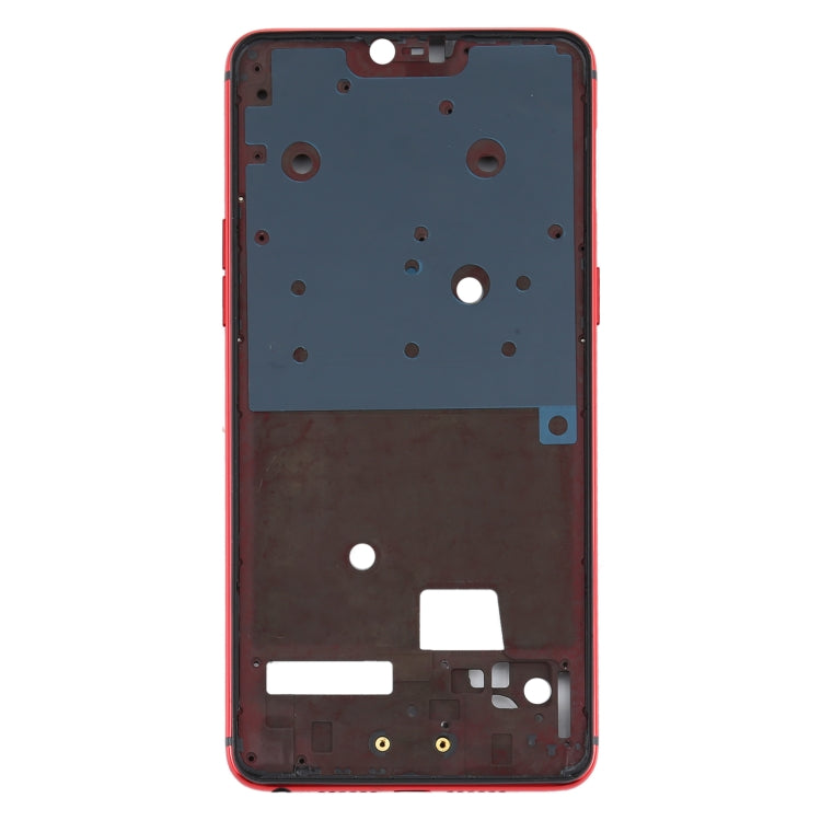 For OPPO R15 PACM00 CPH1835 PACT00 CPH1831 PAAM00 Front Housing LCD Frame Bezel Plate(Red) - Frame Bezel Plate by PMC Jewellery | Online Shopping South Africa | PMC Jewellery