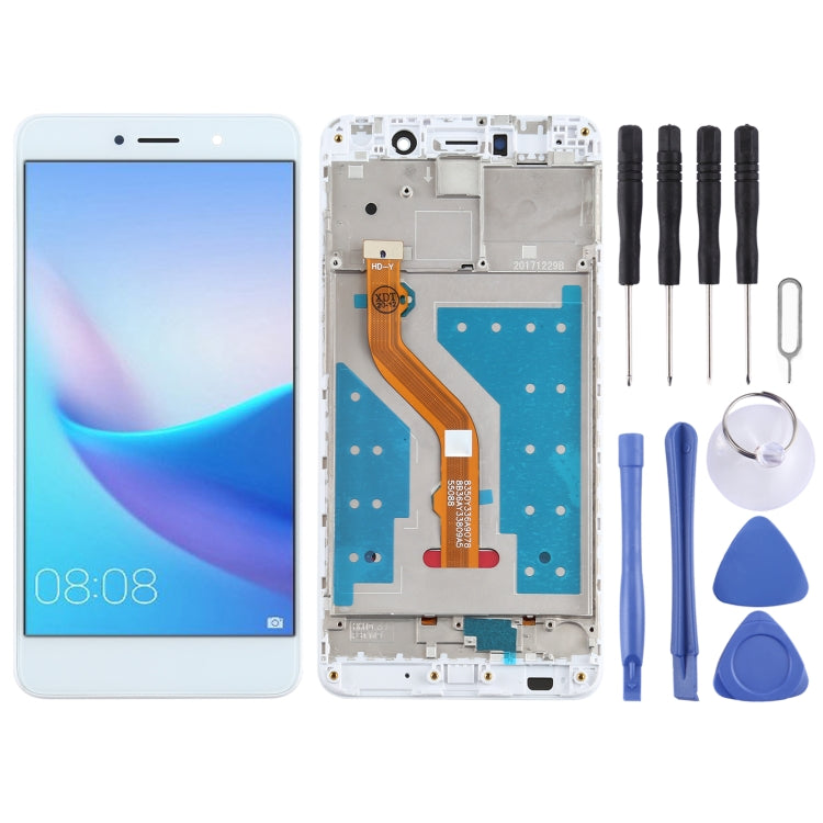 OEM LCD Screen for Huawei Enjoy 7 Plus/Y7 Prime Digitizer Full Assembly with Frame (White) - LCD Screen by PMC Jewellery | Online Shopping South Africa | PMC Jewellery