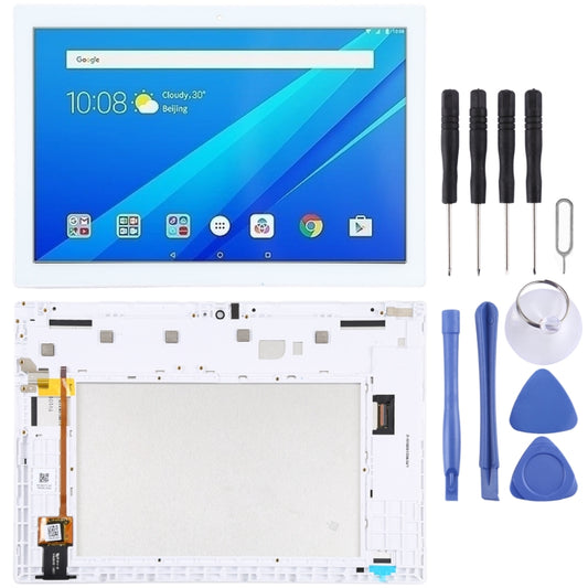 OEM LCD Screen for Lenovo TAB4/TB-X304F/TB-X304L/TB-X304N/TB-X304X/TB-X304 Digitizer Full Assembly with Frame (White) - LCD Screen by PMC Jewellery | Online Shopping South Africa | PMC Jewellery