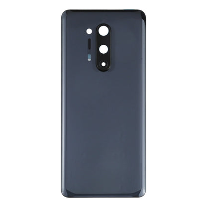 For OnePlus 8 Pro Battery Back Cover with Camera Lens Cover (Black) - Back Cover by PMC Jewellery | Online Shopping South Africa | PMC Jewellery