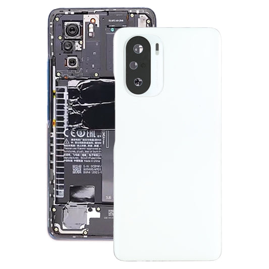 Original Battery Back Cover for Xiaomi Redmi K40 M2012K11AC M2012K11C(White) - Back Cover by PMC Jewellery | Online Shopping South Africa | PMC Jewellery