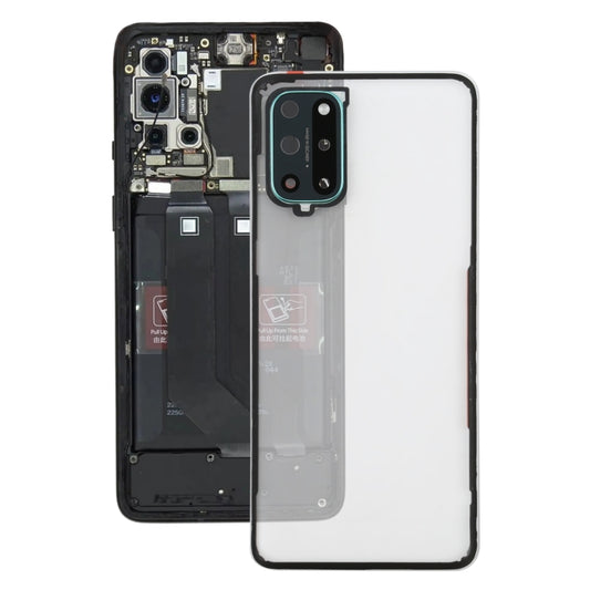 For OnePlus 8T Battery Back Cover With Camera Lens (Transparent) - Back Cover by PMC Jewellery | Online Shopping South Africa | PMC Jewellery