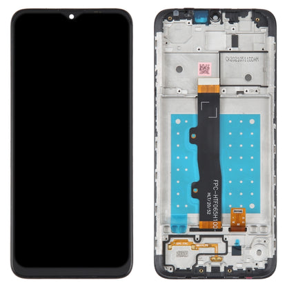 LCD Screen and Digitizer Full Assembly with Frame for Motorola Moto E7(Black) - LCD Screen by PMC Jewellery | Online Shopping South Africa | PMC Jewellery