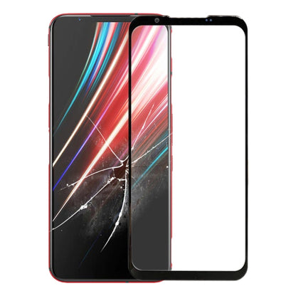 Front Screen Outer Glass Lens for ZTE Nubia Red Magic 5G NX659J (Black) - For ZTE by PMC Jewellery | Online Shopping South Africa | PMC Jewellery