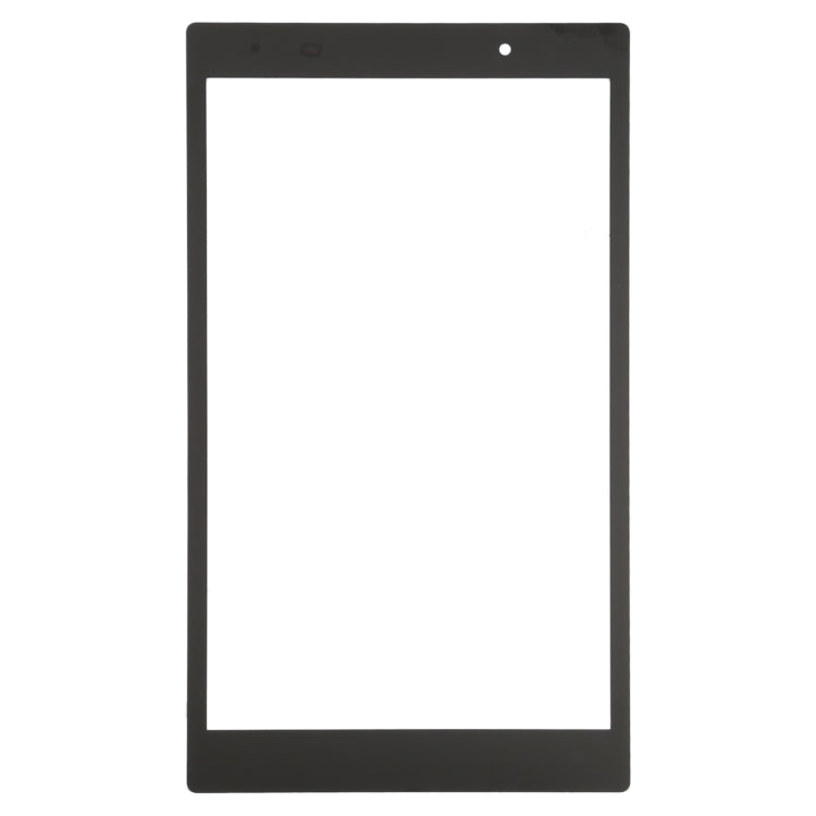 Front Screen Outer Glass Lens for Lenovo Tab 4 / TB-8504F / TB-8504X(Black) - Outer Glass Lens by PMC Jewellery | Online Shopping South Africa | PMC Jewellery