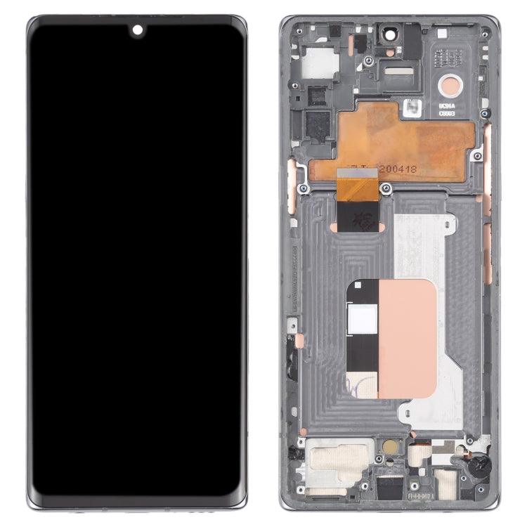 Original LCD Screen for LG Velvet 5G LM-G900N LM-G900EM LM-G900 LM-G900TM Digitizer Full Assembly with Frame (Silver) - For LG by PMC Jewellery | Online Shopping South Africa | PMC Jewellery