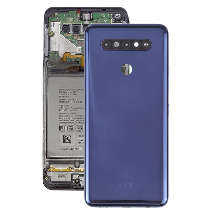 Back Battery Cover for LG K51s LMK510EMW LM-K510 LM-K510EMW(Blue) - For LG by PMC Jewellery | Online Shopping South Africa | PMC Jewellery