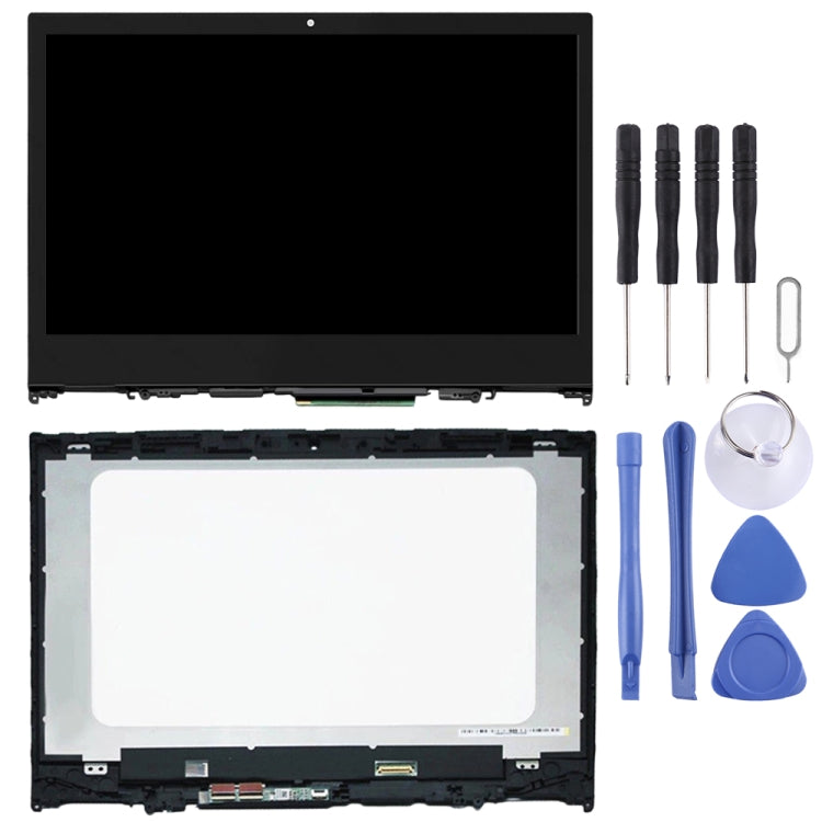 1366 x 768px OEM LCD Screen for Lenovo Yoga 520-14IKB Digitizer Full Assembly With Frame (Black) - free shipping - PMC TechLife - Order now!