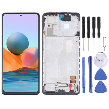 Original OLED LCD Screen and Digitizer Full Assembly With Frame for Xiaomi Redmi Note 10 Pro 4G / Redmi Note 10 Pro (India) / Redmi Note 10 Pro Max (4G) M2101K6G M2101K6R M2101K6P M2101K6I - LCD Screen by PMC Jewellery | Online Shopping South Africa | PMC Jewellery