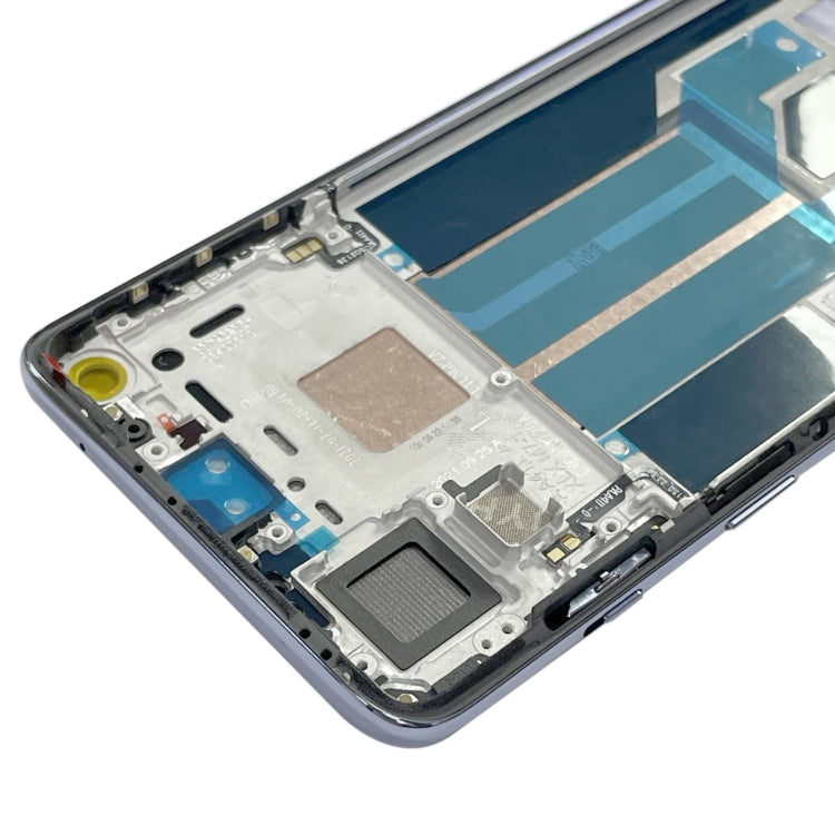 For OnePlus Nord 2 5G DN2101 DN2103 Middle Frame Bezel Plate (Blue) - LCD Related Parts by PMC TechLife | Online Shopping South Africa | PMC TechLife