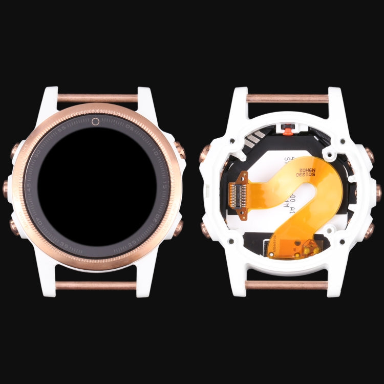 LCD Screen and Digitizer Full Assembly With Frame for Garmin Fenix 5S (Sapphire Version)(White) -  by PMC TechLife | Online Shopping South Africa | PMC TechLife
