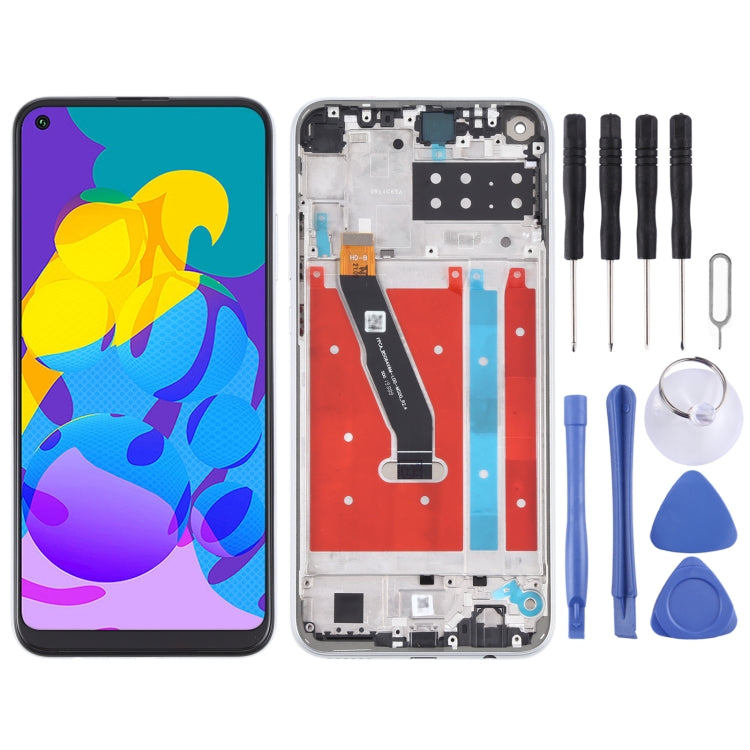 OEM LCD Screen for Honor Play 4T Digitizer Full Assembly With Frame(Silver) - free shipping - PMC TechLife - Order now!
